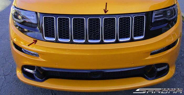 Custom Jeep Grand Cherokee  SUV/SAV/Crossover Grill (2014 - 2016) - $490.00 (Part #JP-017-GR)